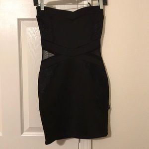 Black cocktail dress